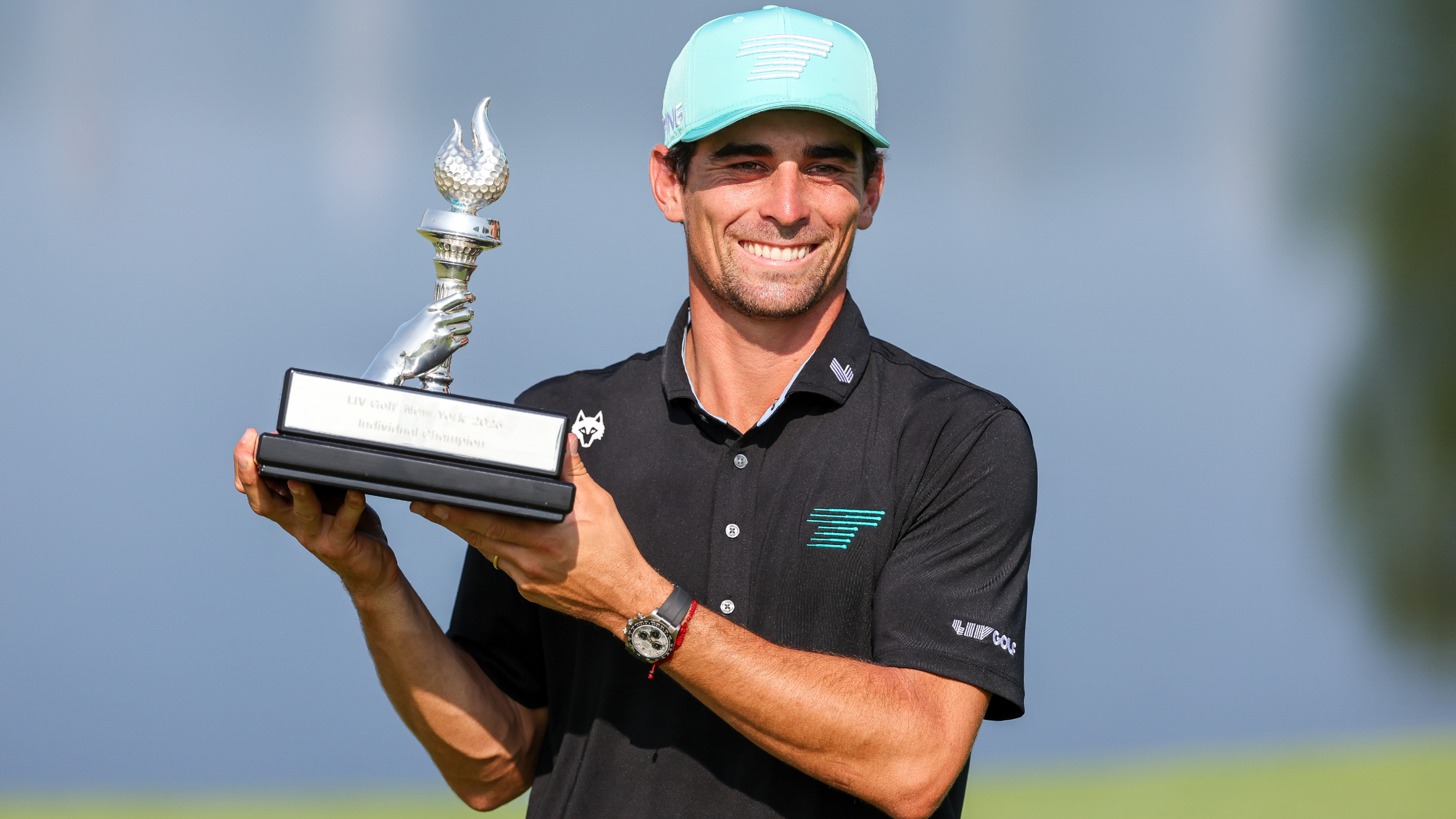 Joaquin Niemann during LIV Golf New York