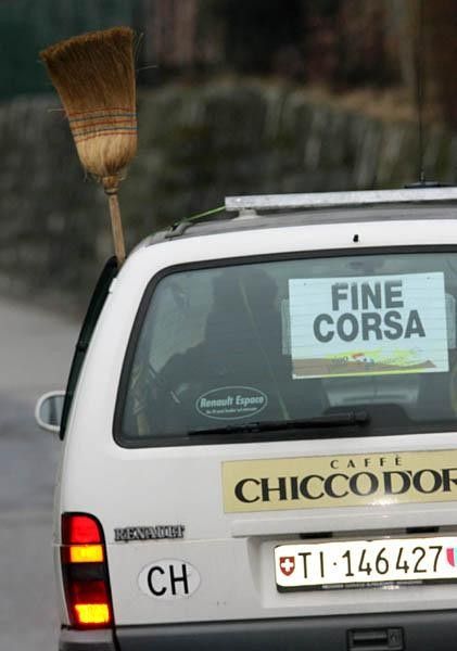 The voiture balai in the Tour sweeps up the strugglers
