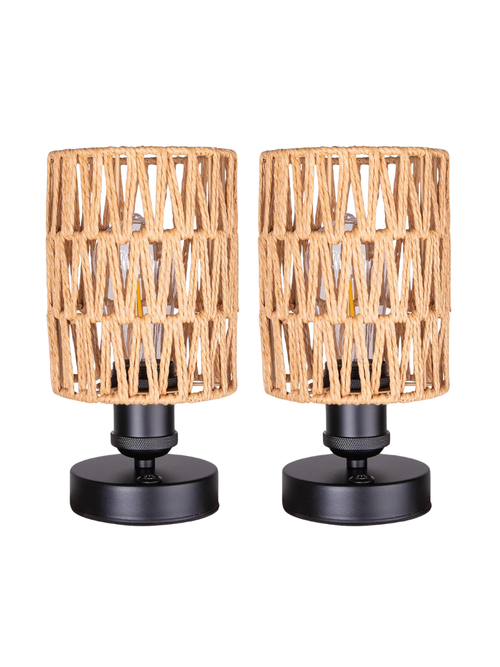 Cordless Outdoor Table Lamps, Set of 2