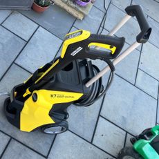 karcher k7 premium smart pressure washer on a patio