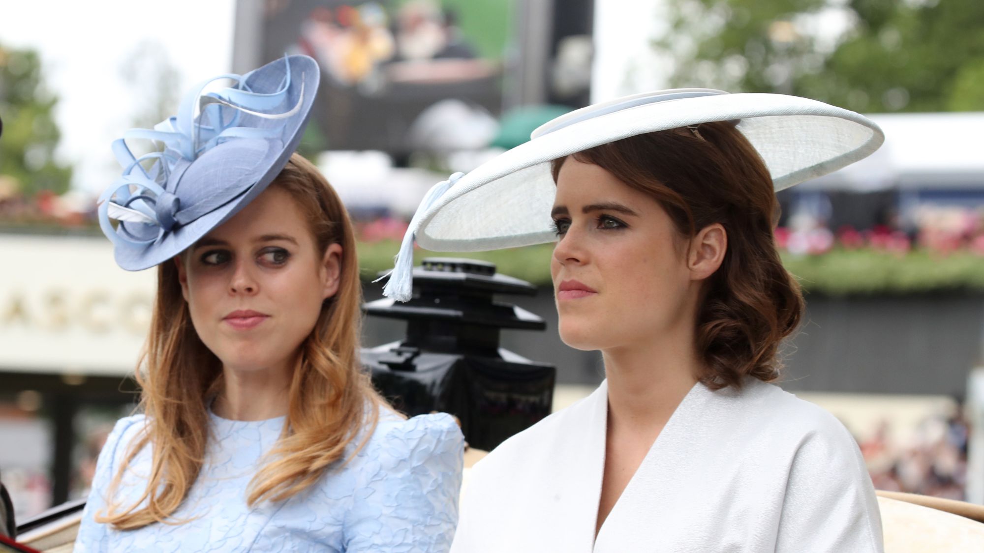  Princess Beatrice and Princess Eugenie attend Royal Ascot in 2018
