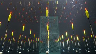 TRIDENT, China's new neutrino detector, floats in a pool