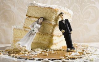 bride groom cake