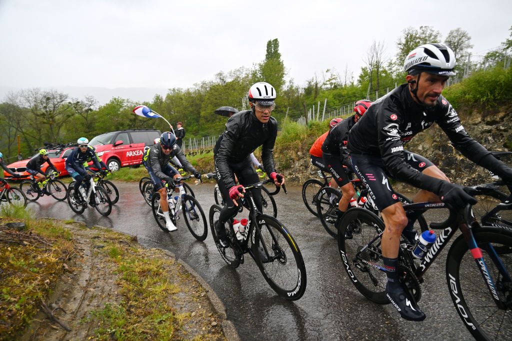 VERNIER SWITZERLAND APRIL 28 Stefano Oldani of Italy and Team Cofidis competes during the 77th Tour De Romandie 2024 Stage 5 a 1508km stage from Vernier to Vernier UCIWT on April 28 2024 in Vernier Switzerland Photo by Luc ClaessenGetty Images