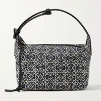 LOEWE Cubi Anagram small leather-trimmed logo-jacquard tote - £850 at Net-A-Porter