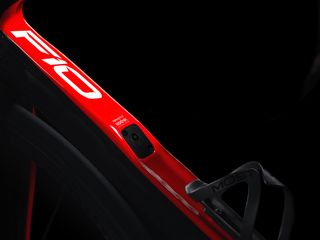 The down tube battery area