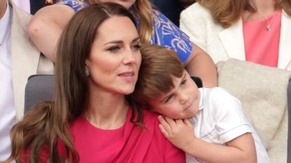 Kate Middleton and Prince Louis