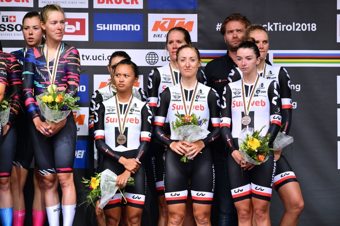 Sunweb put up a determined defence of their crown but had to settle for third.