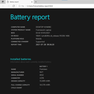 How to check laptop battery health in Windows 10 - view the report
