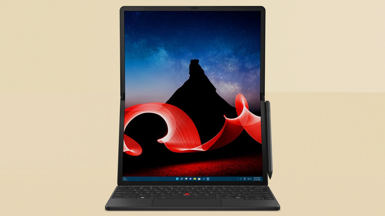 Lenovo ThinkPad X1 Fold Gen 2 on T3 background