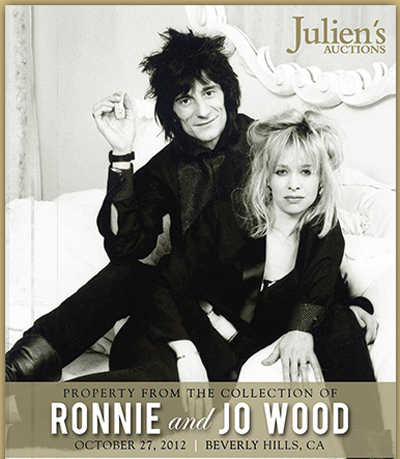 ロニー・ウッド オークションカタログ「RONNIE and JO WOOD」 Property from the Collection of Ronnie and Jo Wood Coming to