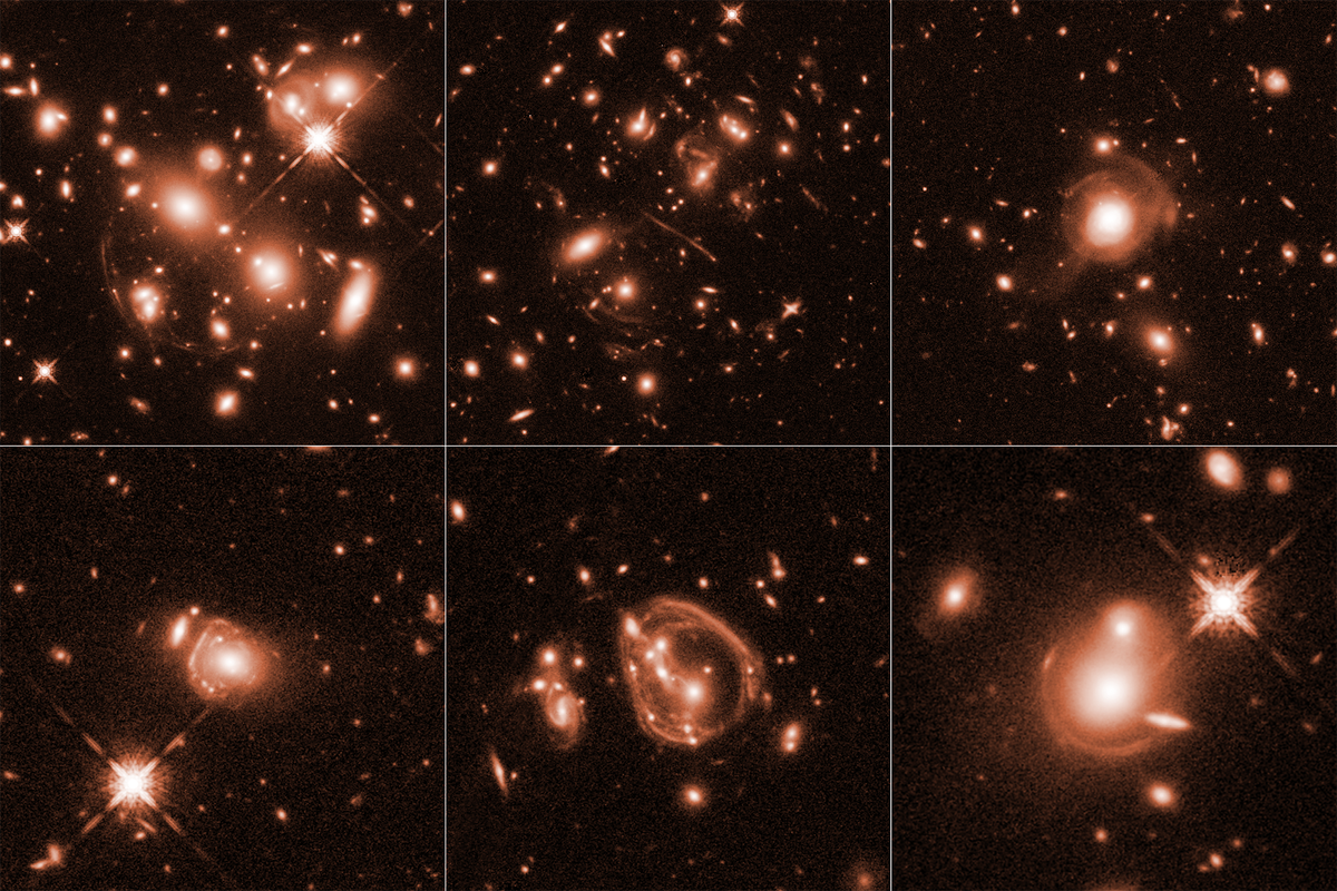 Hubble Hits Jackpot Images Capture Ultrabright Galaxies via Cosmic