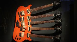 Rick Nielsen's legendary five-neck Hamer guitar