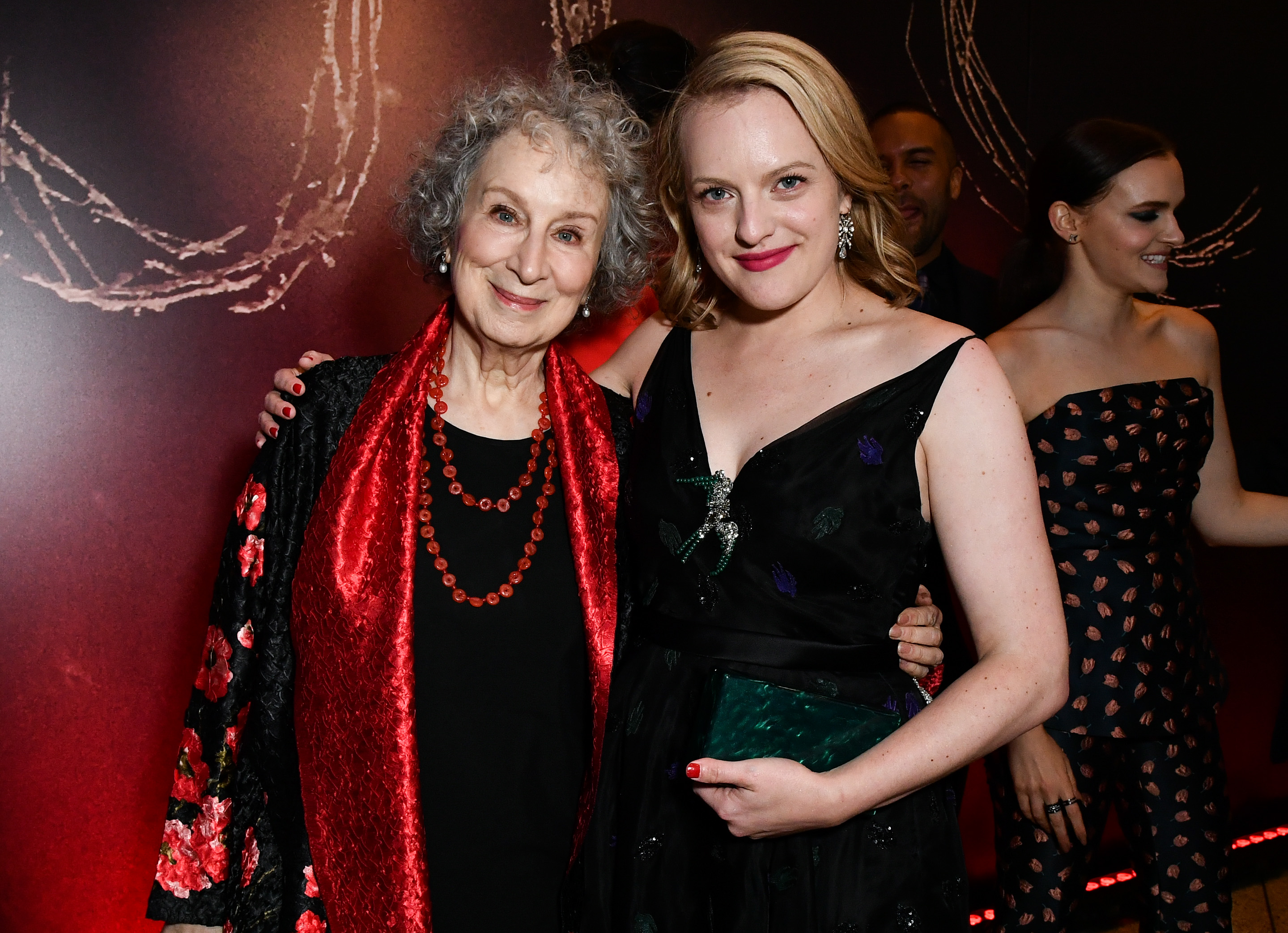 Margaret Atwood and Elisabeth Moss