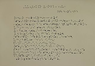 Dotted art on paper