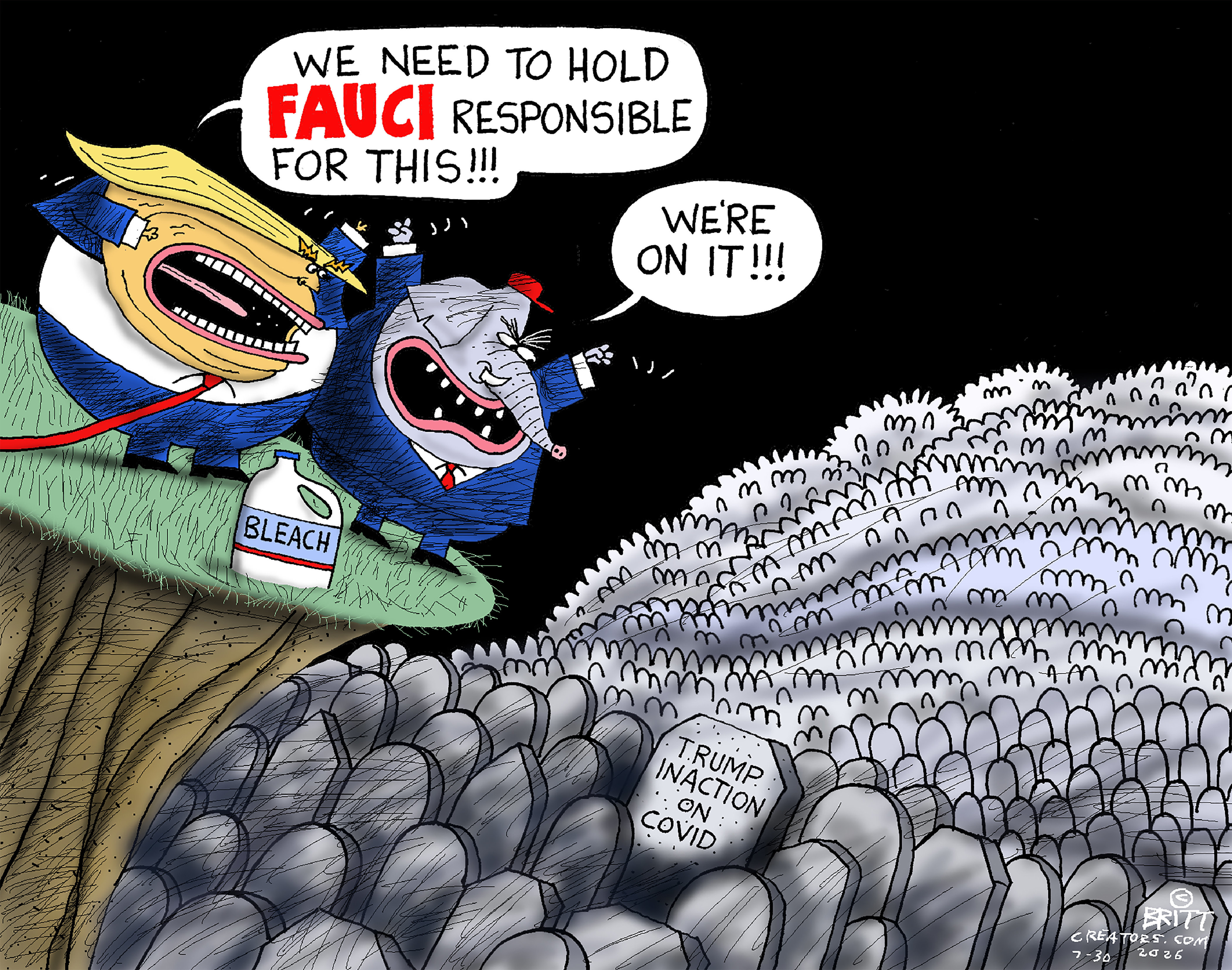 Political cartoon