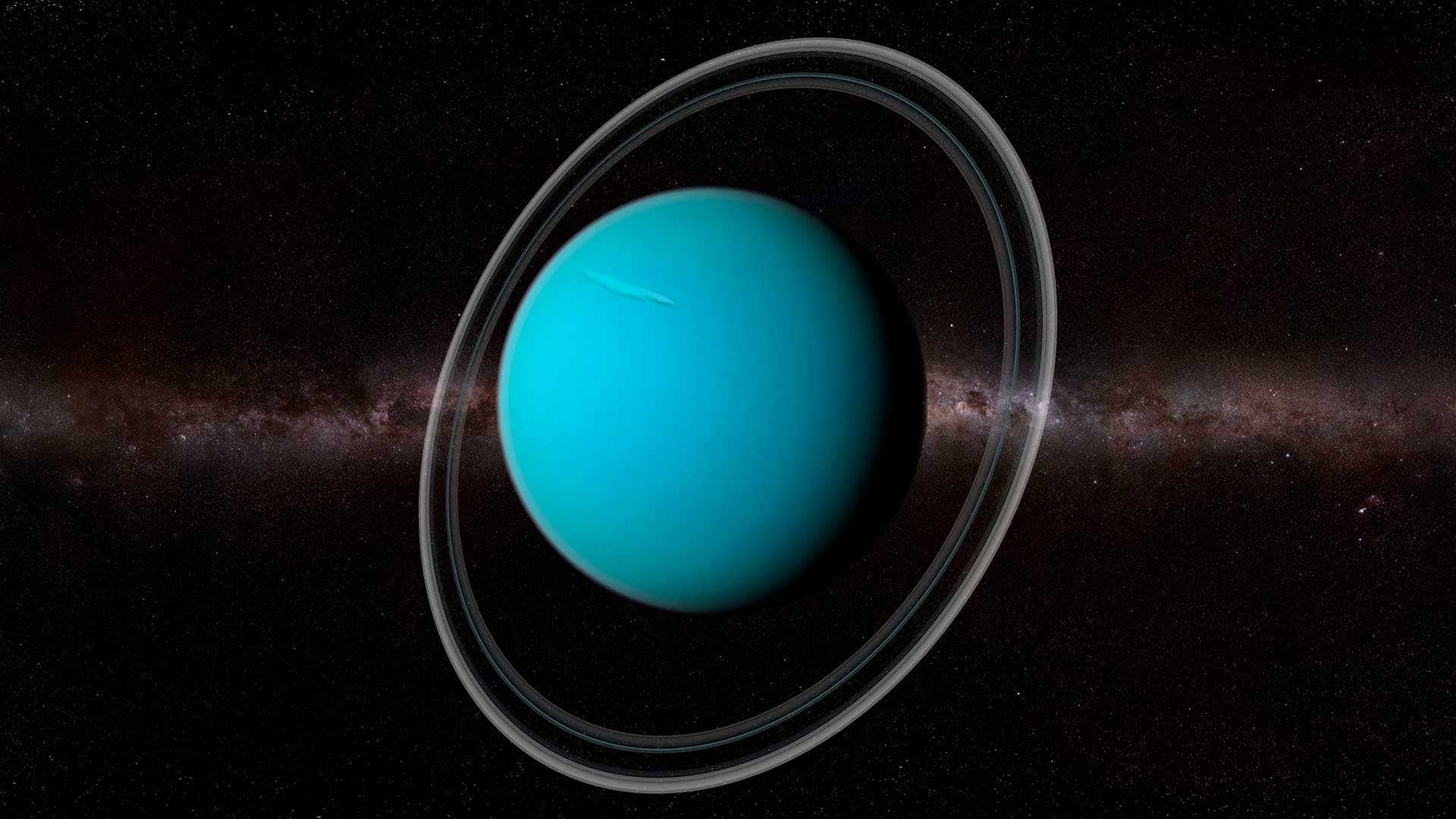 Illustration of uranus the planet