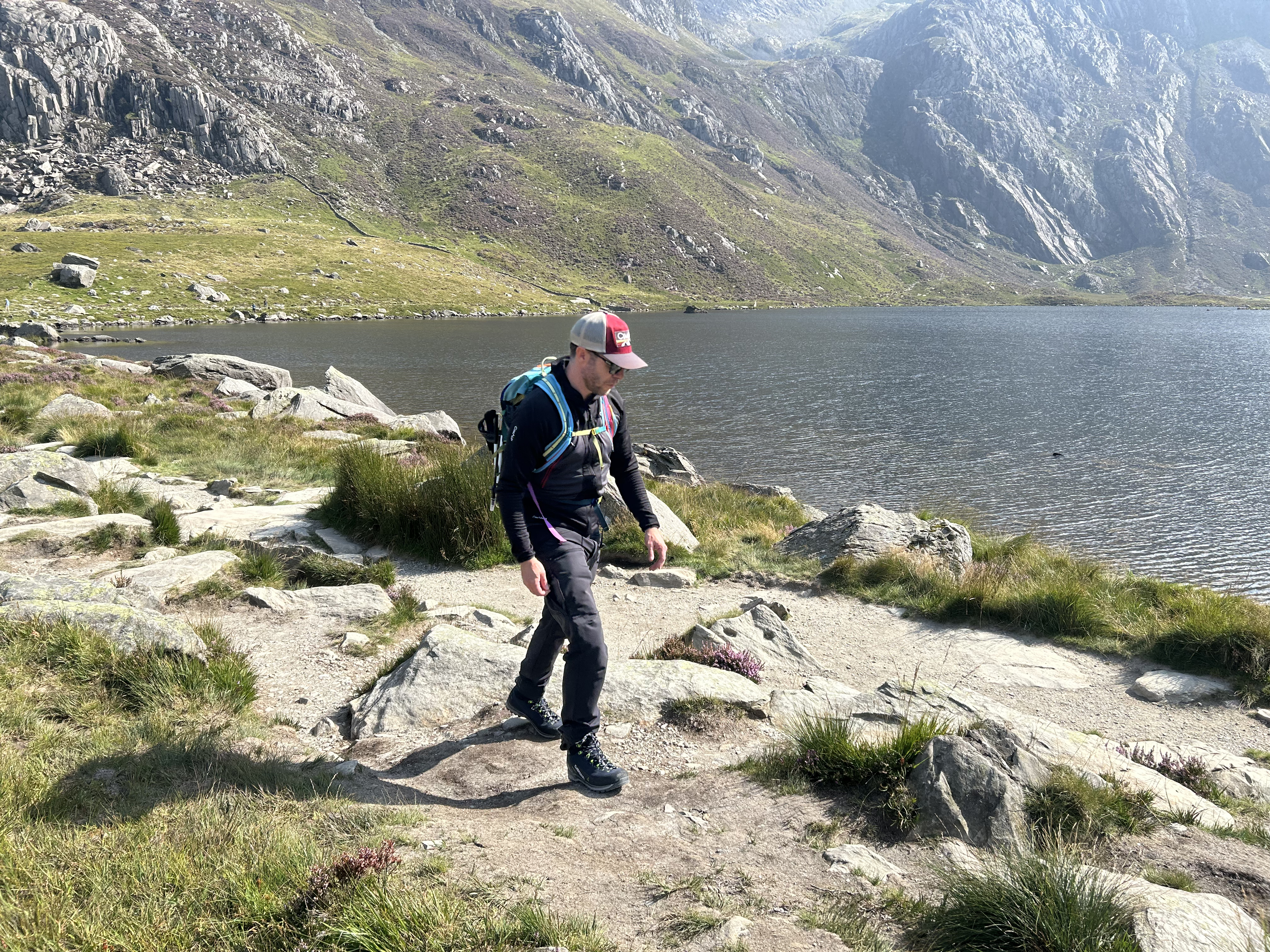 In Cwm Idwal wearing Cimalp Whymper Fleece