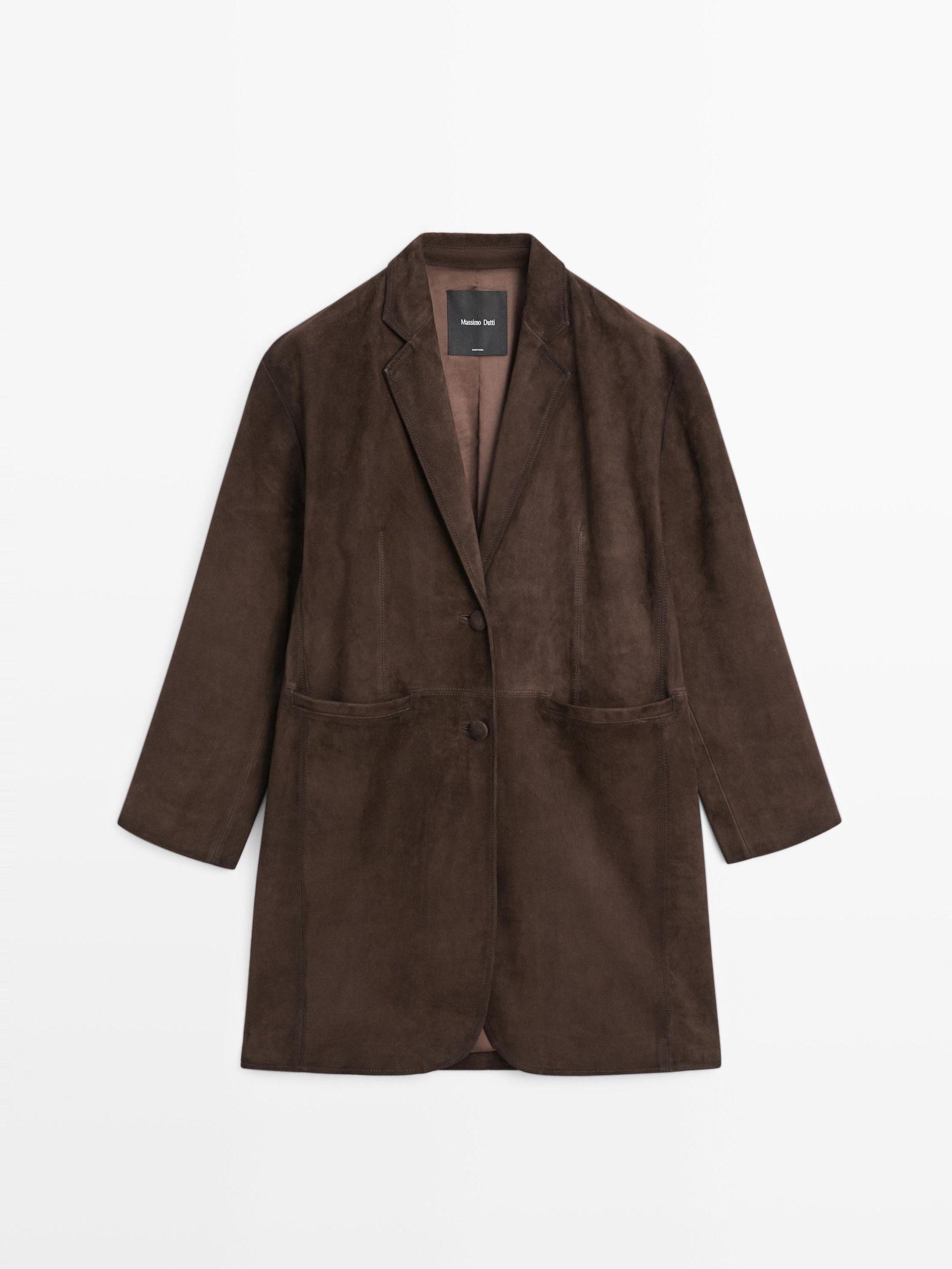 Brown suede jacket