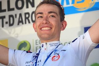 After securing his first pro win Jérémy Roy was all smiles.