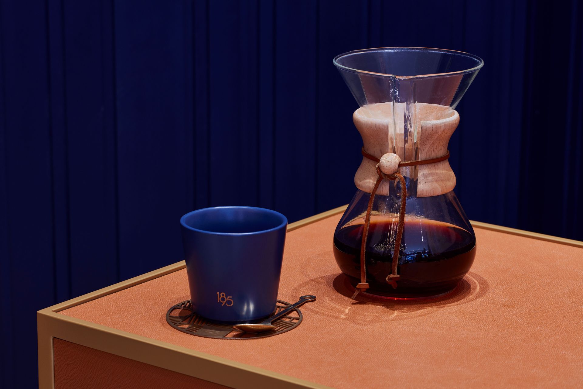 Lavazza coffee pot and cup