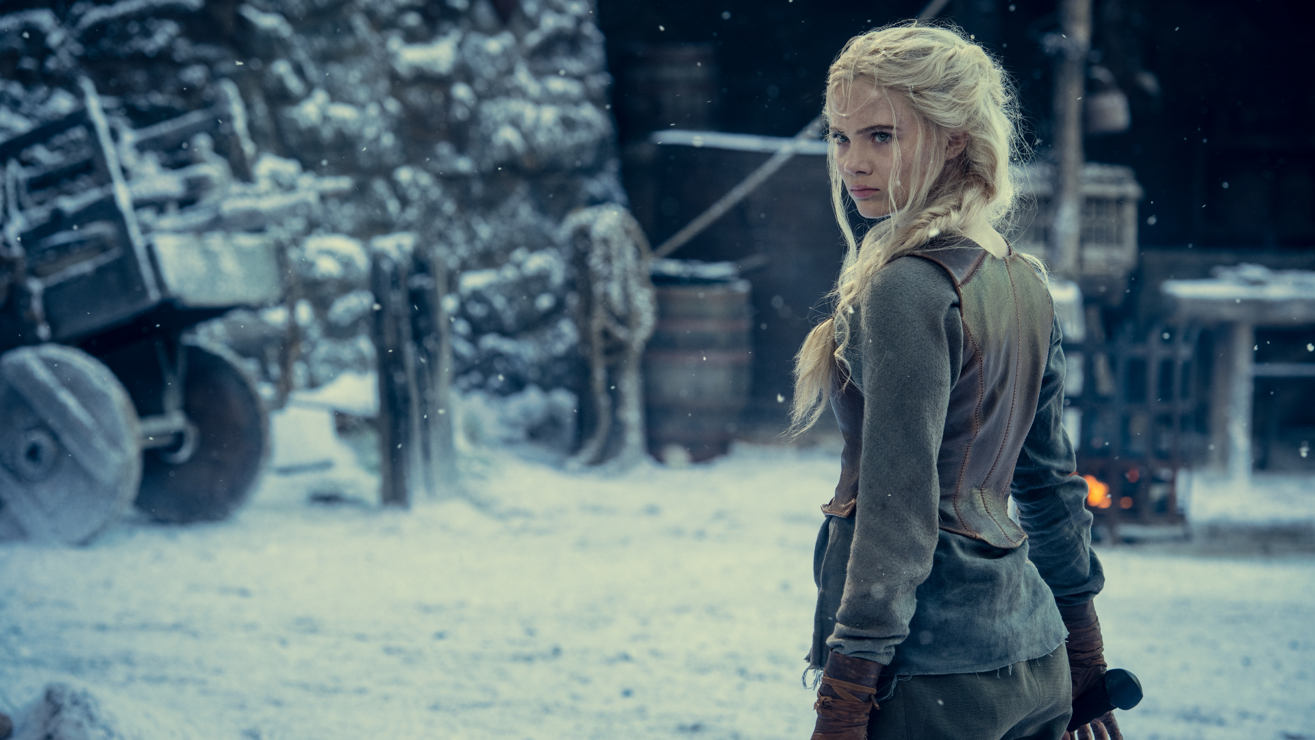 Freya Allan como Ciri en The Witcher Season 2
