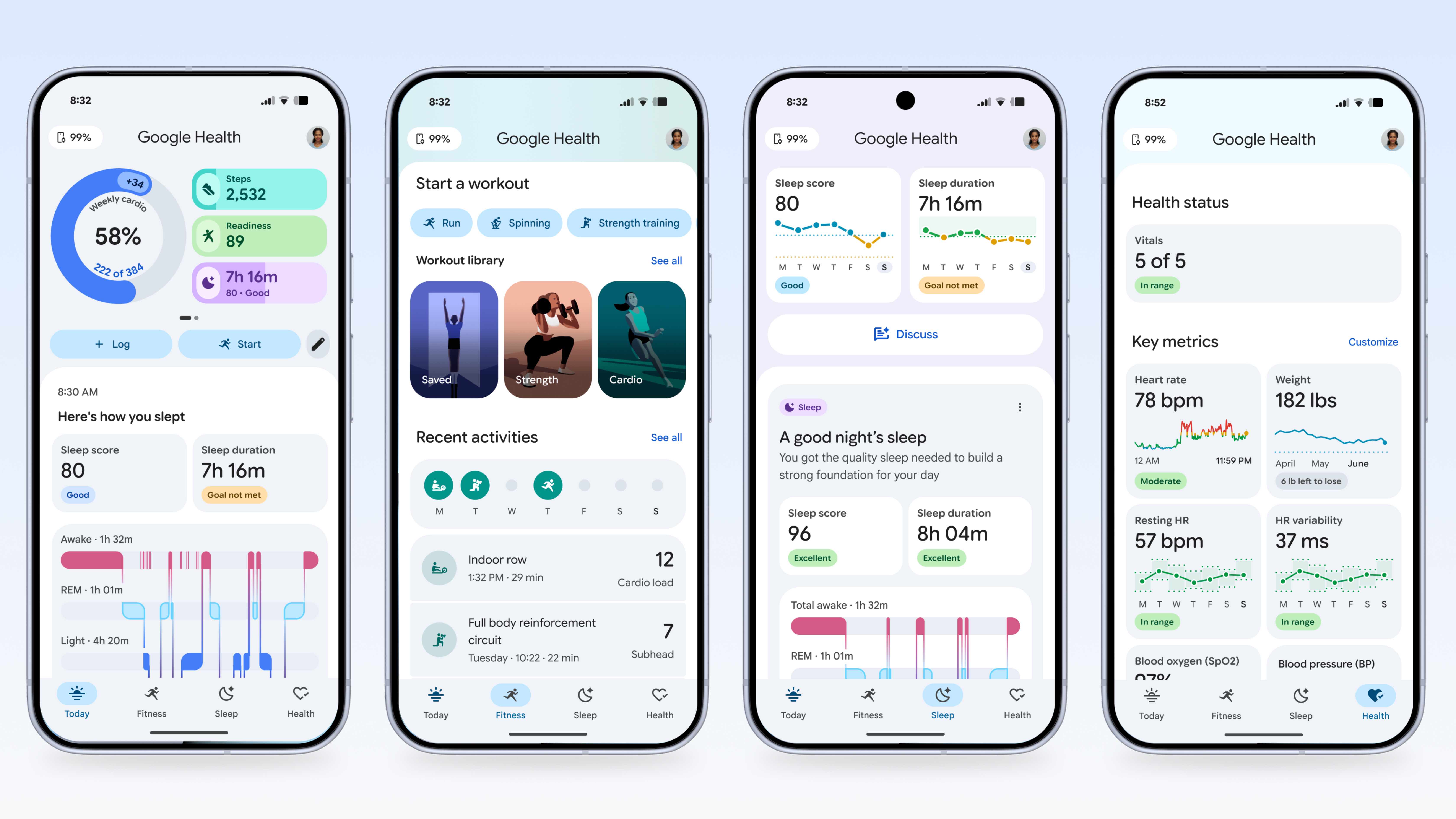 The app overview for the Google Health app.