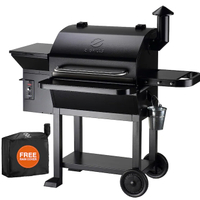 Z GRILLS 10002B 1060 Sq. Pellet Grill (Black):