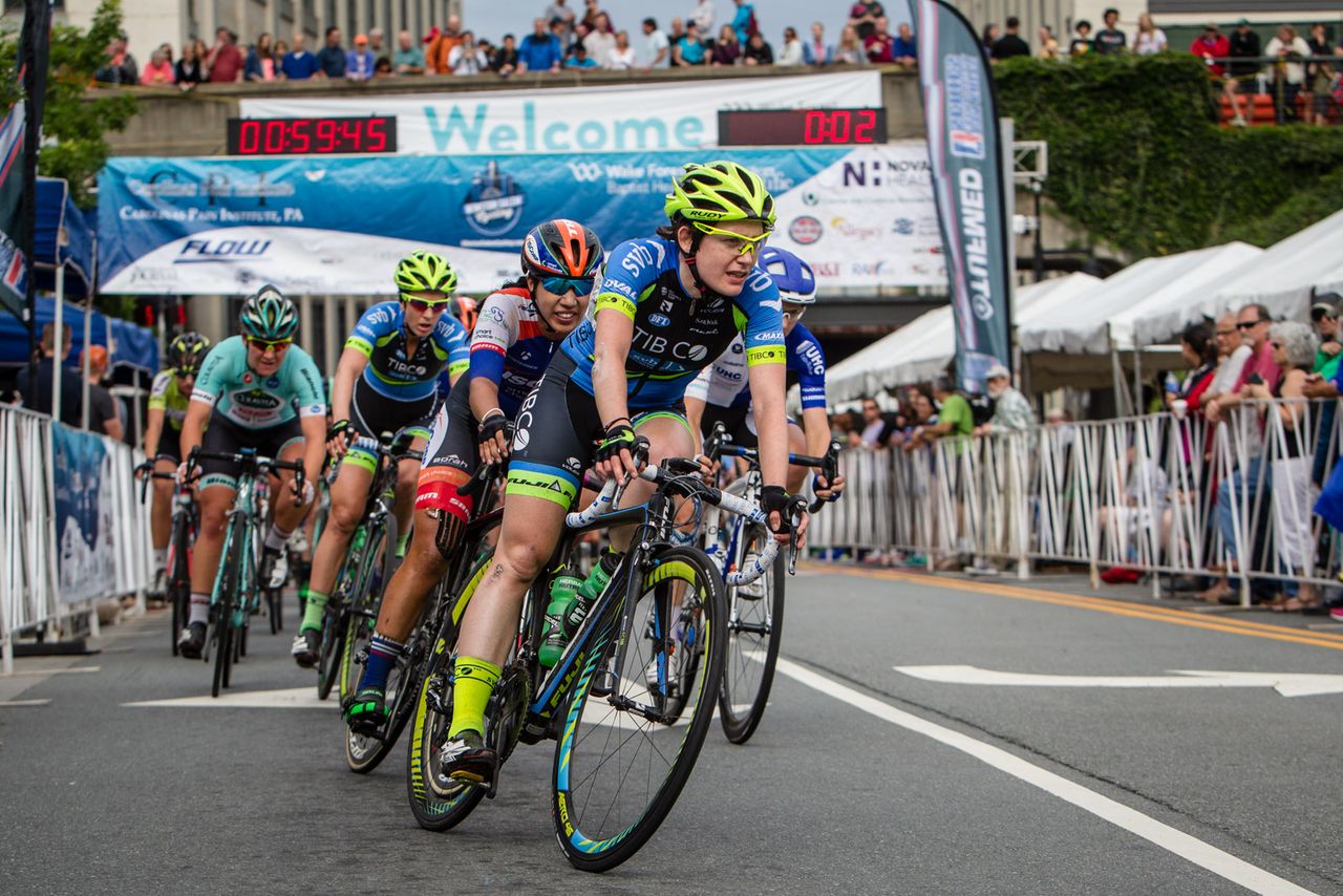 Tibco-SVB sends riders to the front.