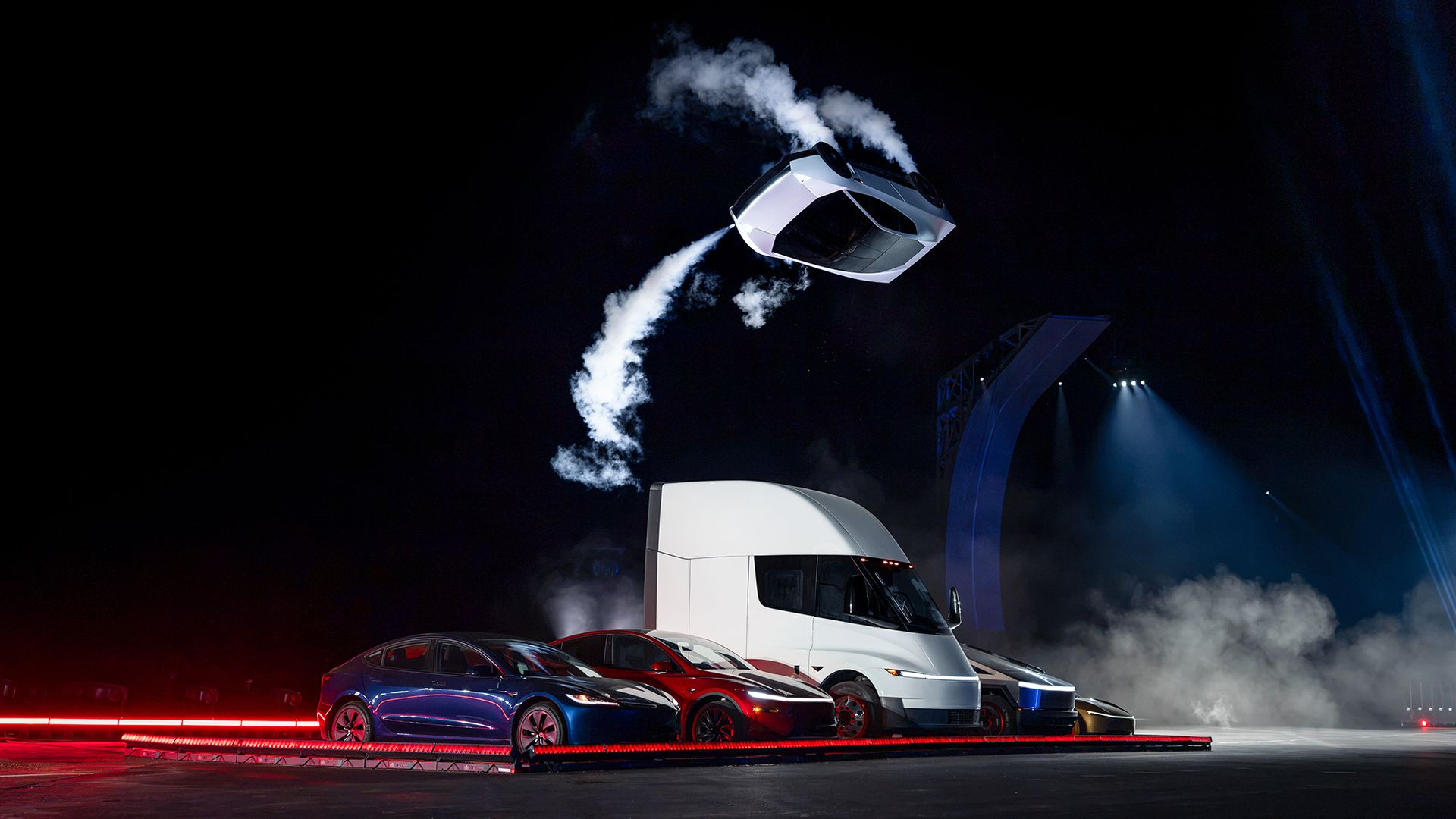 How does the new Tesla Roadster 'fly', and is it dangerous to be around its thrusters?