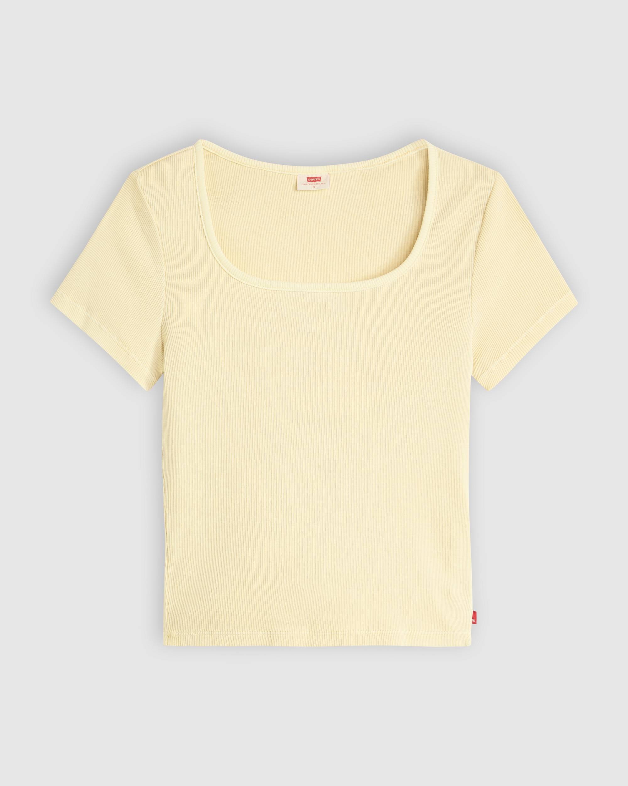 Levi Strauss &amp;amp; Co., Garment Dye Essential Square Neck T-Shirt