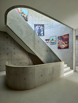 Filothei House interior staircase