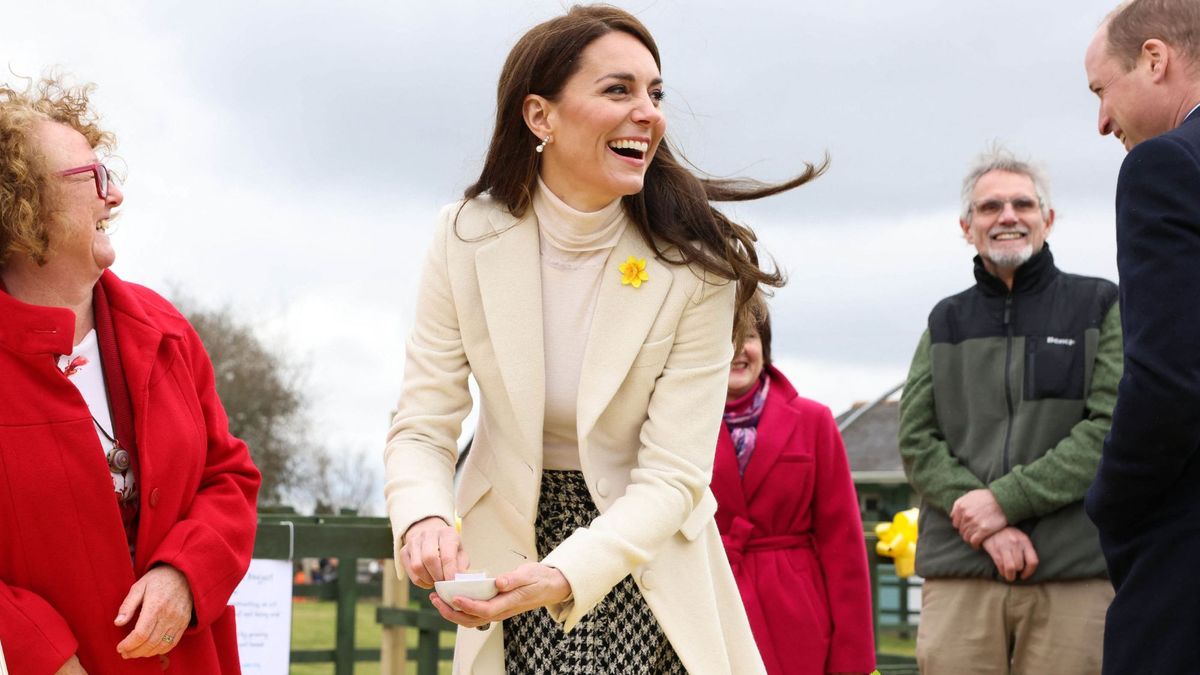 Kate Middleton just stepped out in a £20 Zara skirt