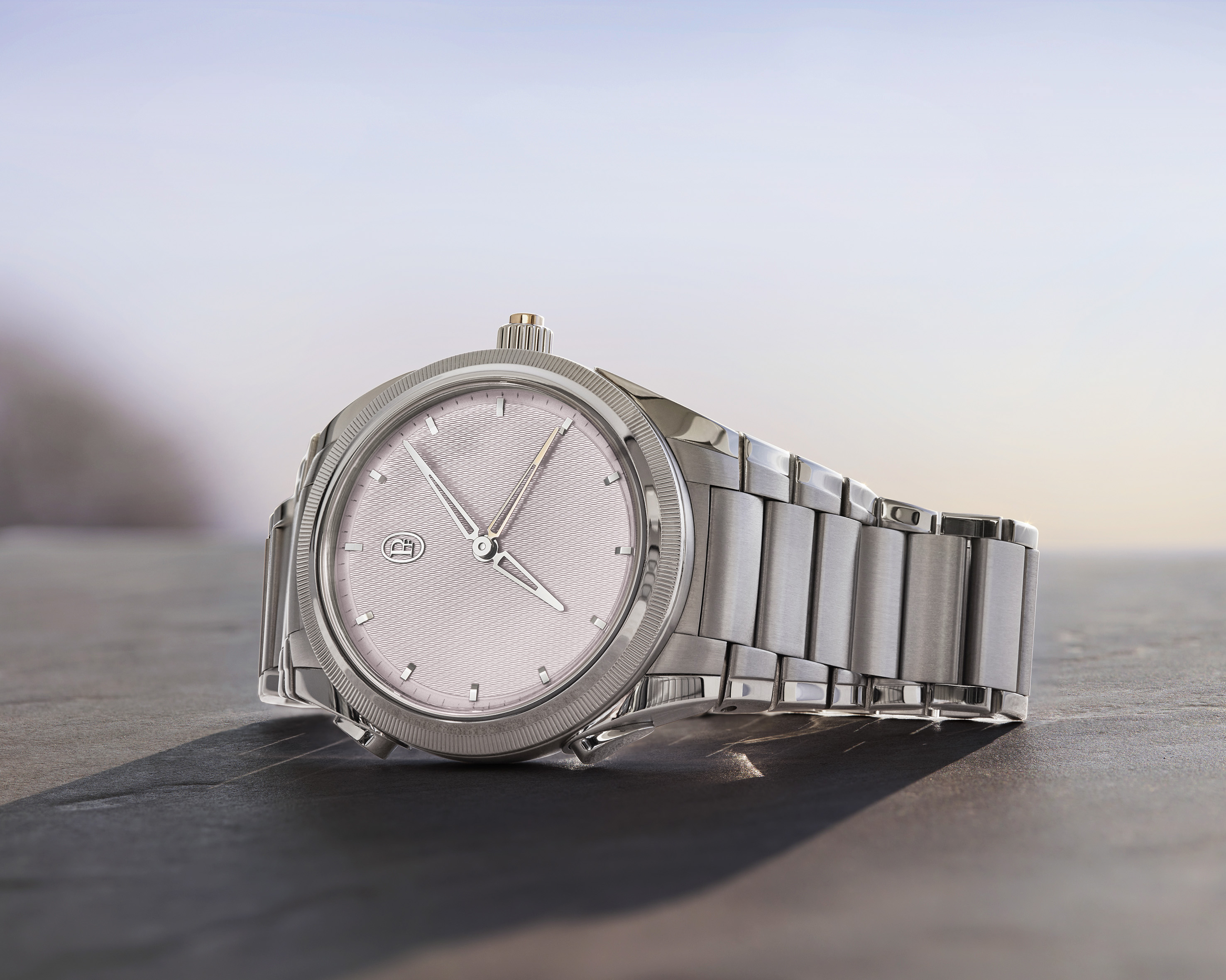 silver watch
