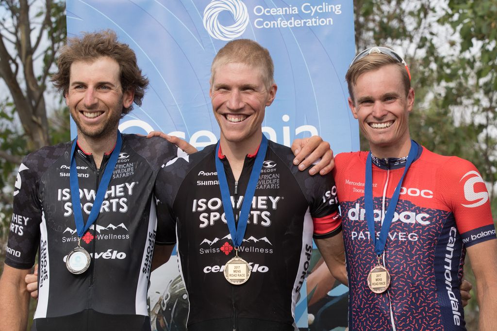 Sean Lake was all smiles on top step of the podium