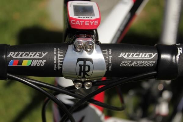 Sutherland prefers Ritchey's 'old school' Classic bar bend.