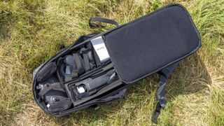 Anafi FPV: full kit fits in the supplied backpack