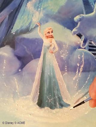 Painting of Princess Elsa