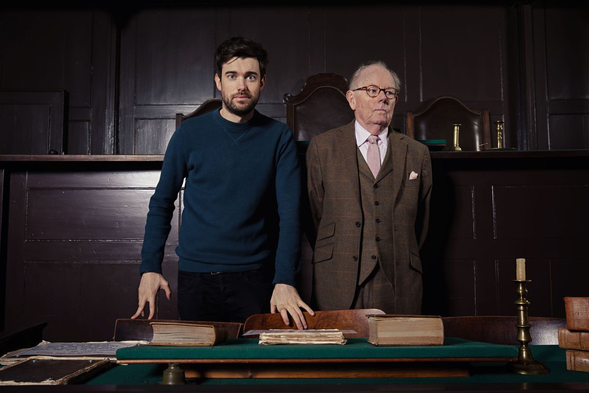 Jack Whitehall and his father Michael in the new series of Who Do You Think You Are? 2019