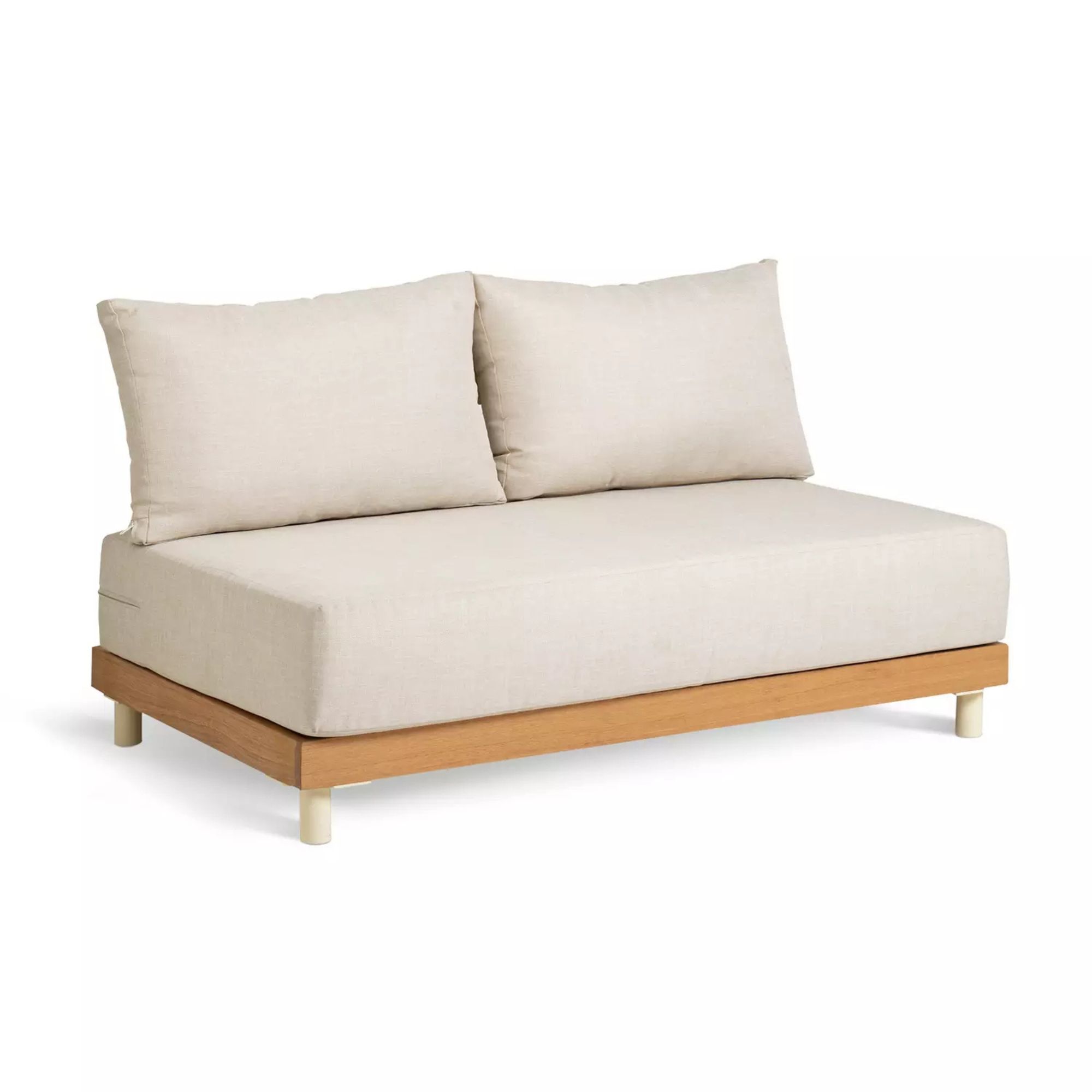 Habitat, Habitat Bloom 2 Seater Garden Modular Sofa - Natural
