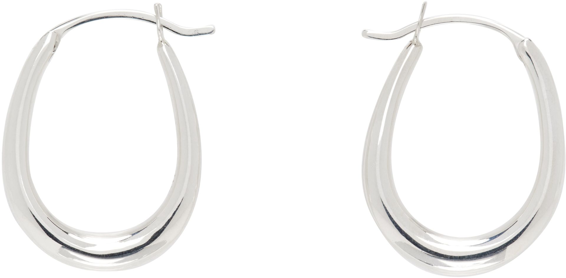Tiny Egg Hoop Earrings