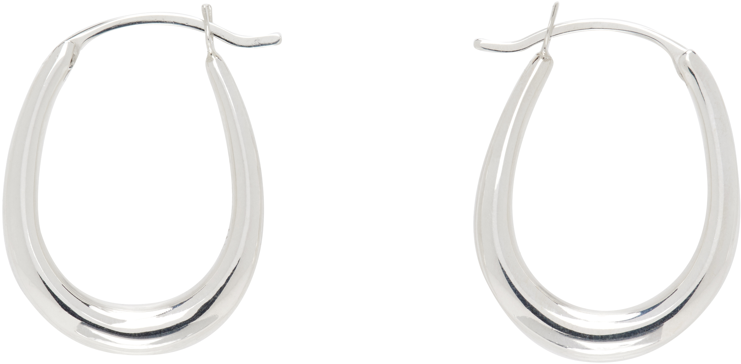 Tiny Egg Hoop Earrings