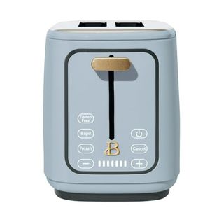 Beautiful 2 Slice Toaster With Touch-Activated Display, Cornflower Blue by Drew Barrymore