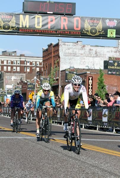 Erica Allar wins the women's race at the Tour de Grove