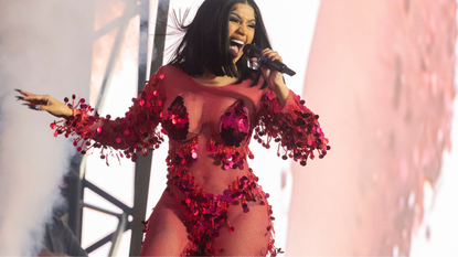 Cardi B performs during the Wireless Festival at the National Exhibition Centre (NEC) on July 9, 2022 in Birmingham, England.