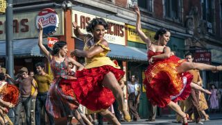 Ariana DeBose dancing as Anita in West Side Story