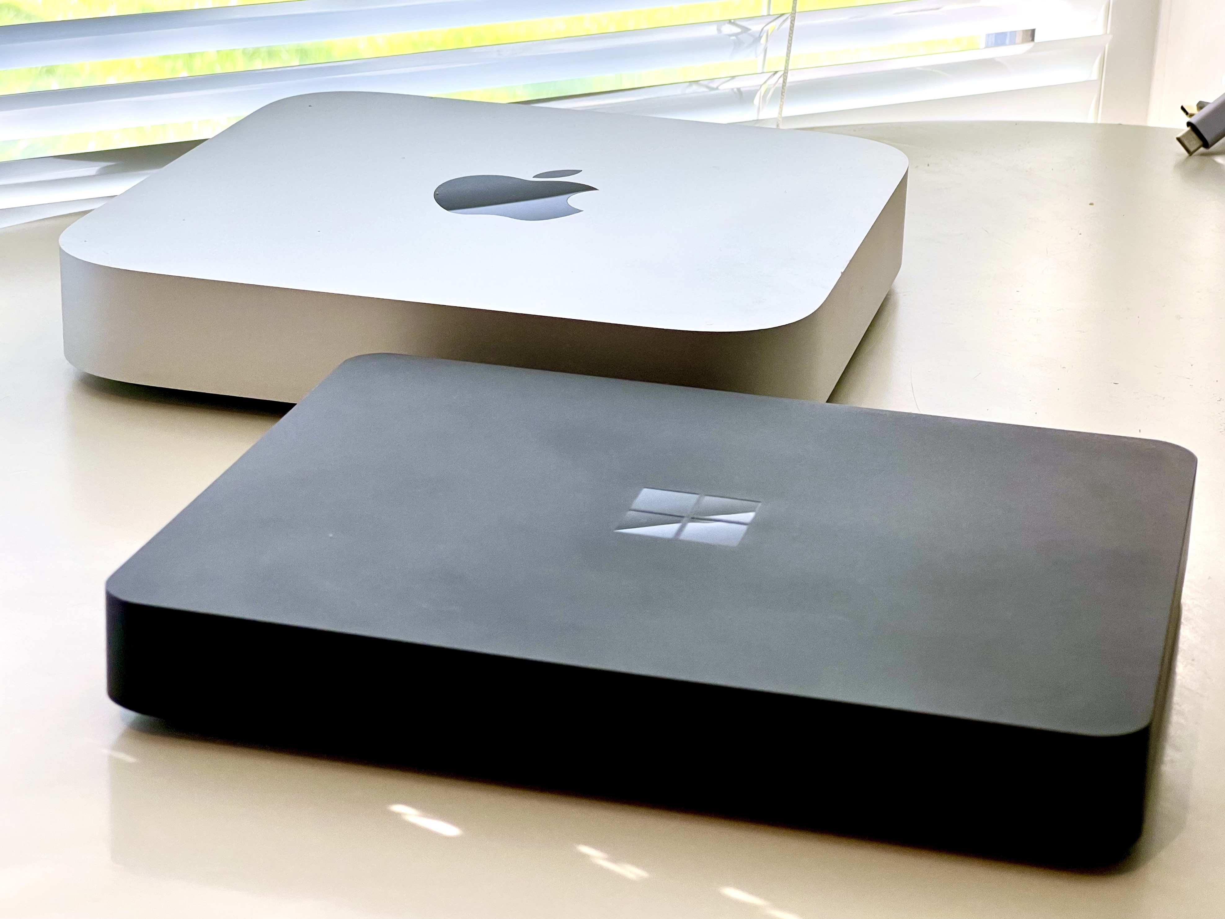 The Mac Mini and the Windows Dev Kit 2023 side-by-side