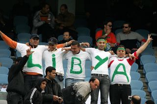 Libya fans at the Africa Cup of Nations in January 2006.