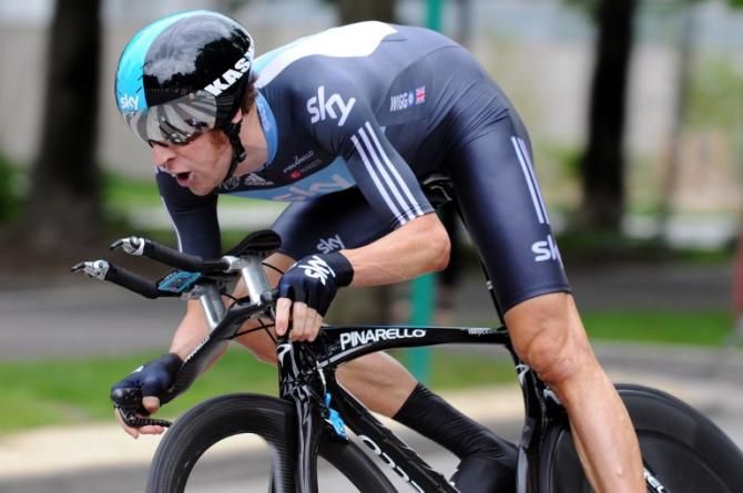 Wiggins missed out on the Dauphin&eacute; Prologue victory by one second