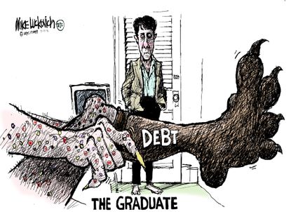 Editorial Cartoon U.S. Graduation 2016